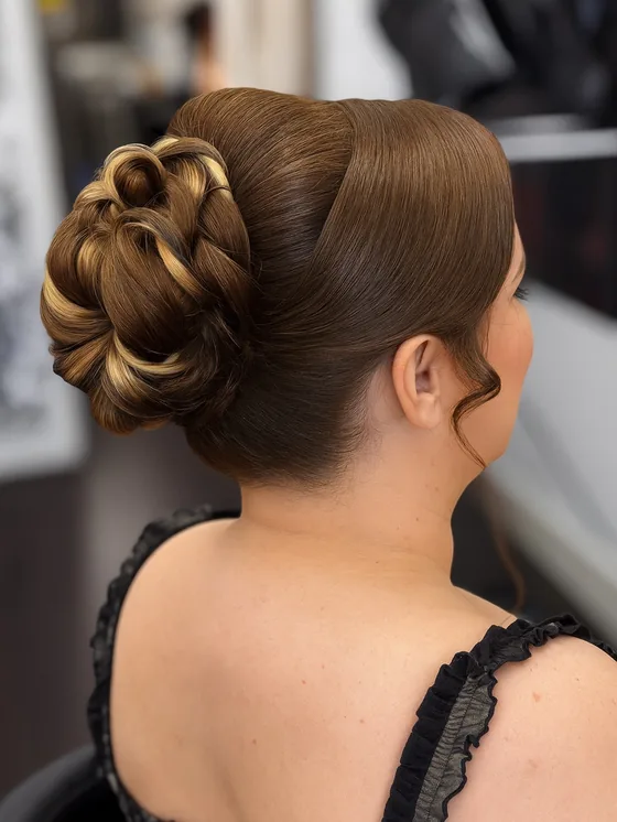 Professional hair stylist Penrith providing mobile bridal hair styling